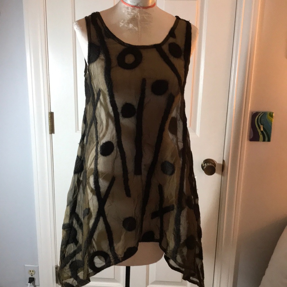 Miriam Carter felted tunic